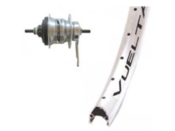 Roda Dianteira Vuelta Airline 1 Shimano Nexus 7S Prateado 9 X 100 Mmwinora