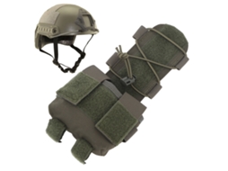 Bolsa De Armazenamento Para Bateria De Capacete, Visão Noturna, Acessórios, Arco E Bandoleira, Cordão Elástico Para Mk2 Verde Aquaforge