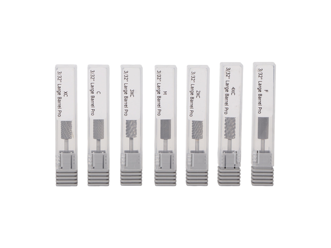 7pcs Brocas De Lixamento De Unhas Profissionais Portáteis Em Aço Tungstênio Para Remoção De Gel
