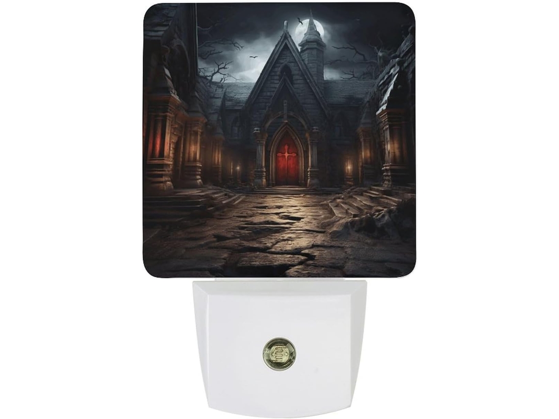 Luminária Noturna De Parede Led Com Plugue, Luminária Noturna Com Acendimento Automático, Luminária Noturna Com Sensor