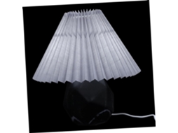 Abajur De Cabeceira Decorativo Com Design Plissado Para Quarto, Luminária De Mesa Criativa.