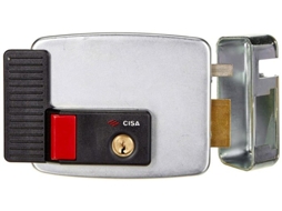 Fechadura Cano Cilindro Fechaduras 11731701 Fechadura Elétrica 12 V Galvanizada Prata 12V CISA