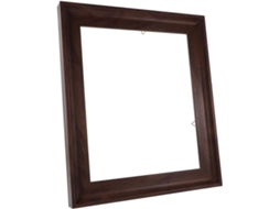 Moldura Madeira Pintura Design 20x30 Resistente Impactos Decorativa Estar Exibição Fotos Parede Tela Café Cm GOKOCO