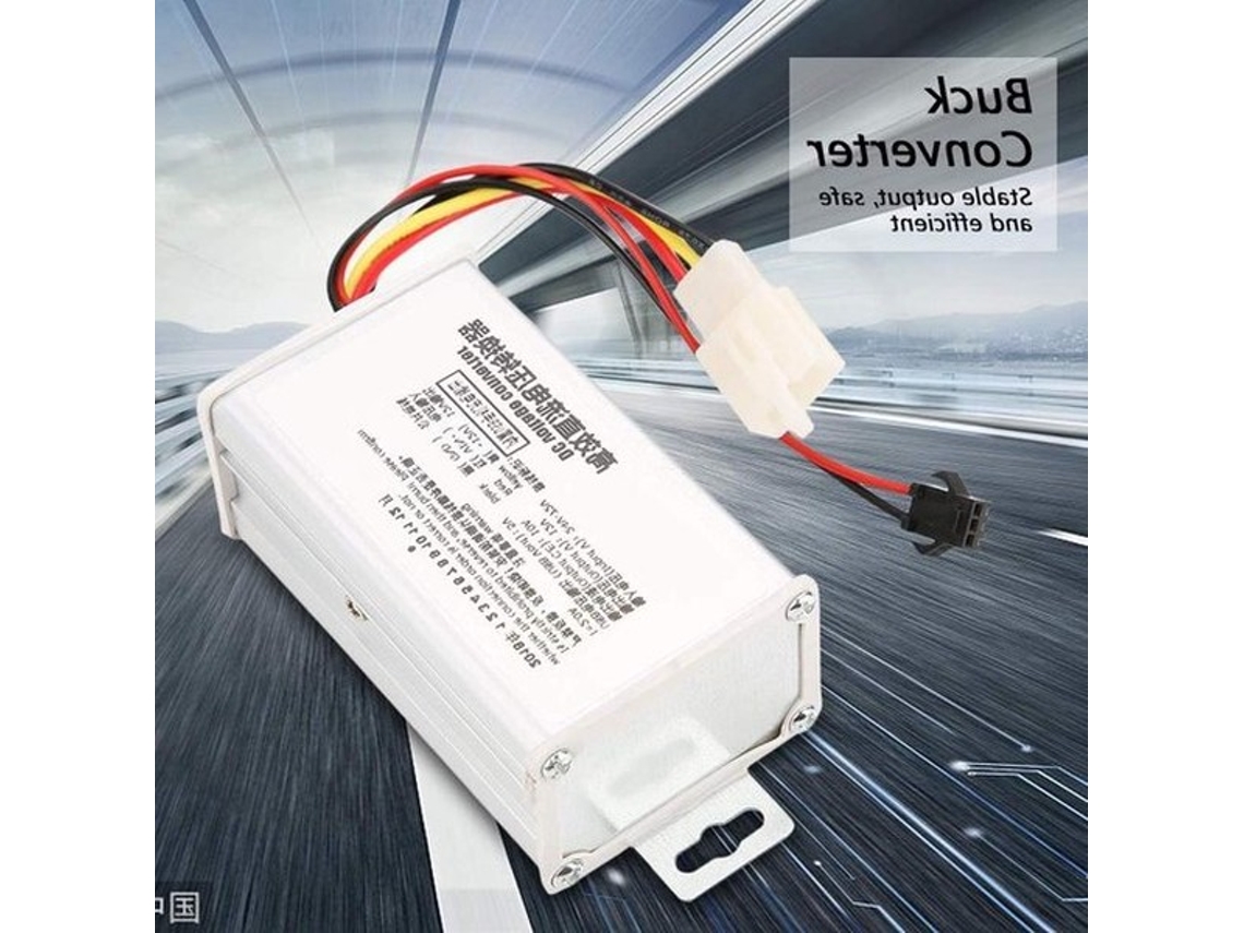 Conversor De Descida 24v-72v Para 12v 10a E Saída Usb 5v 2a - Módulo De Alimentação Com Dc.