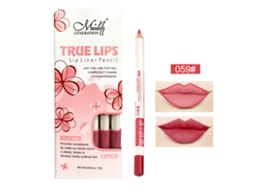 12 unidades/caixa Batom Matte à Prova d'Água de Longa Duração Gloss Labial Ferramenta de Maquiagem 59