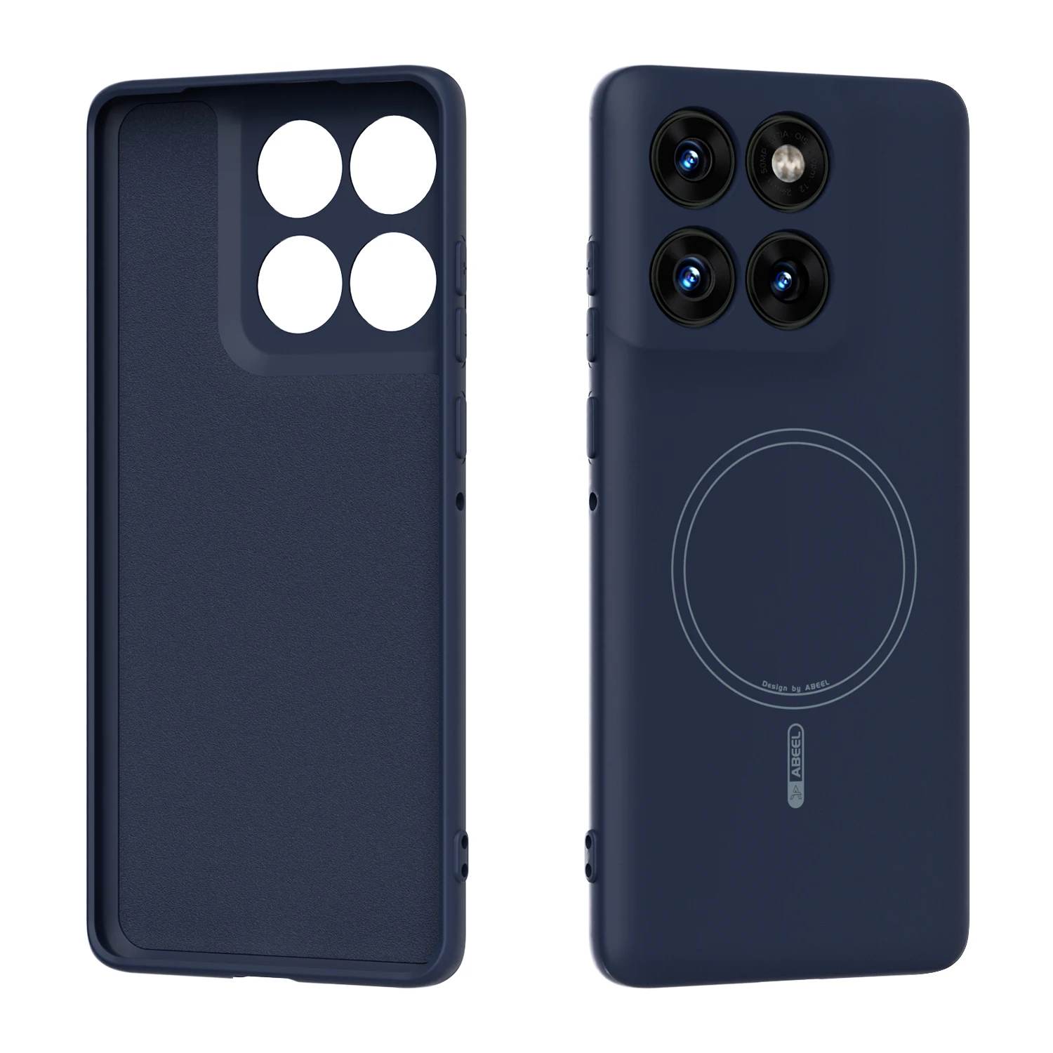 (azul, Motorola Edge 70) Capa De Celular Em Silicone Líquido, Capa Protetora Macia E Magnética À Prova De Choque