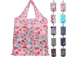 Sacolas de Compras Reutilizáveis, Pacote com 10 Unidades, Dobráveis ​​e em Formato de Bolsa, da Forstyle . GOKOCO (cor Aleatória)