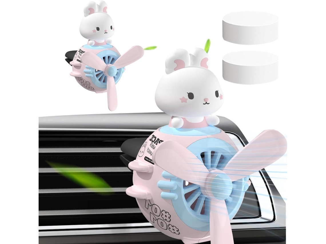 Aromatizador De Ar Para Saída Carro, Com Design De Piloto Desenho Animado Aromatizador Hélice Giratória E Pastilha