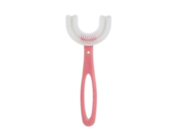 2 12 Anos Criança Escova de Dentes Silicone em Forma Escovação U GOKOCO