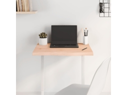 Vidaxl Tampo De Mesa 60x40x(2-4) Cm Carvalho Maciço Não Tratado