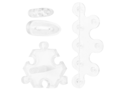 Suporte De Exibição De Unhas (transparente, Acessórios Para Prática De Unhas) Eoocoo