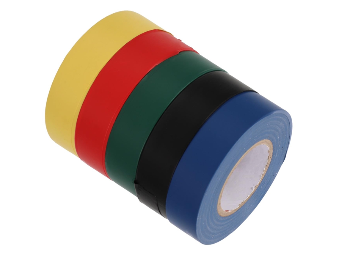Fita Isolante De Pvc Cabilock, 5 Peças, Para Eletricistas, Fita Isolante Marrom Para Fios E Cabos, Para Emendas E