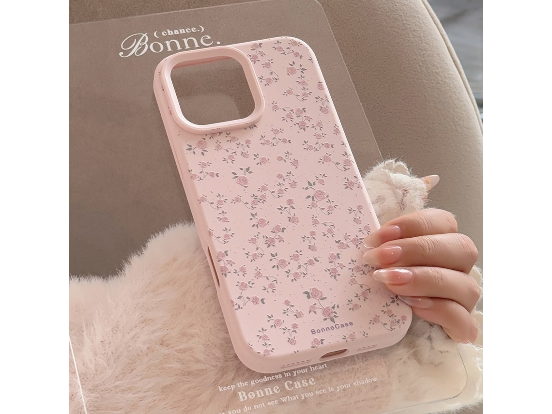 Capa Para Iphone 17 Rosa-marinha, Pequena E Fofa, De Silicone.