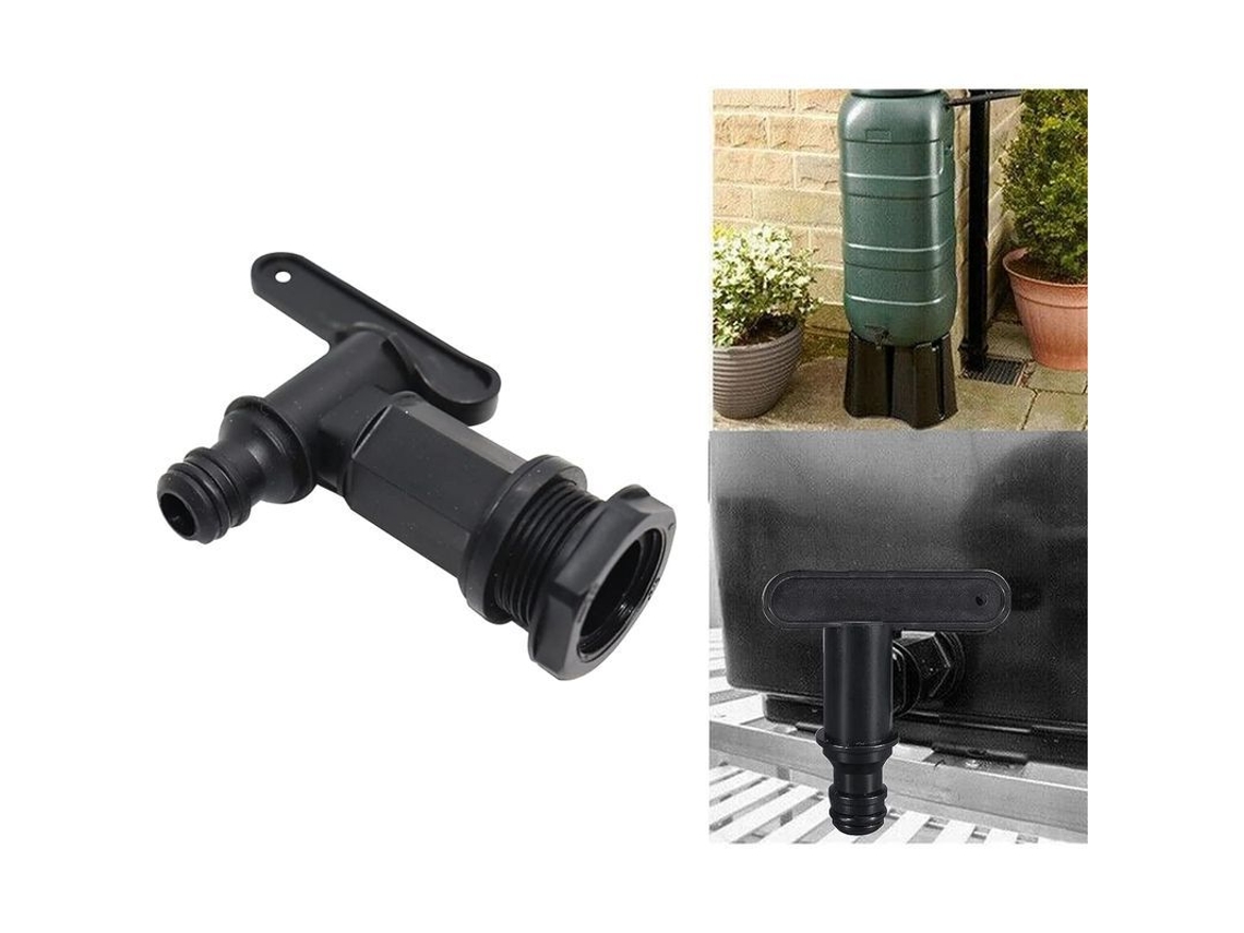 Conector de Torneira para Depósito de Água da Chuva Torneira de Plástico Giratória 360° Instalação Fácil S/MARCA