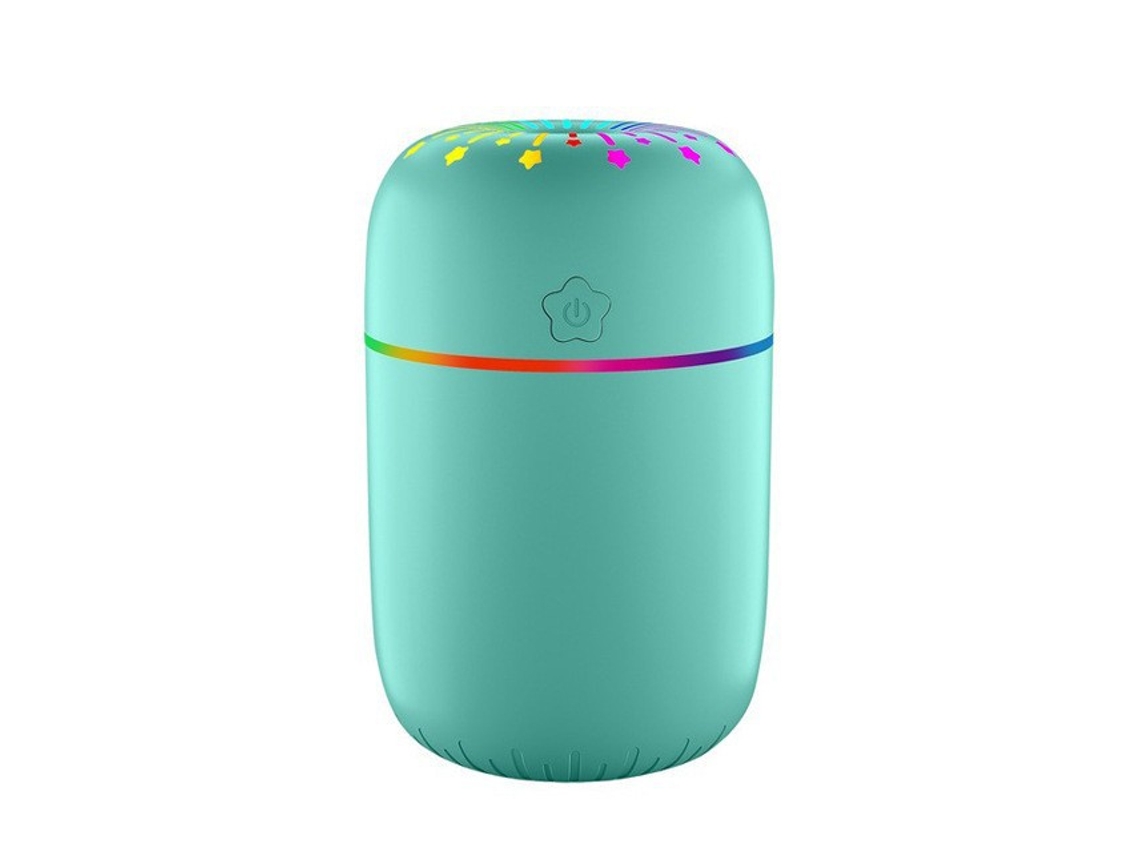 Humidificador VANJL Difusor de Óleo de Aroma Pulverizador de Névoa 300Ml-Verde