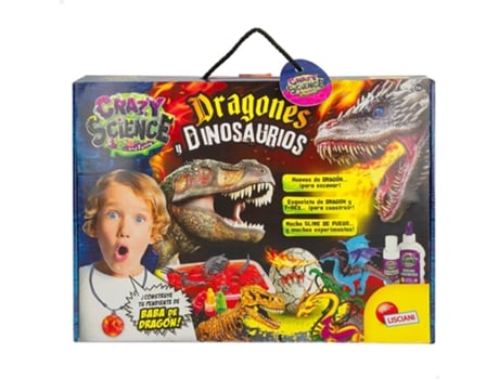 Lisciani Crazy Science Dinosaurs And Dragons Construction Game Colorido
