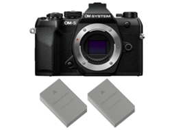 Om 5 Mark Ii Preto + 2 Om System Bls 50 + Ebook “20 Dicas para Fotos Que Impressionam” OM SYSTEM