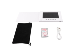 Video Greeting Card 210x150x10mm Lcd Color Screen 128mb Memory Built In Speaker Electronic Greeting Card Video Brochure 7 Inch Display LAXISCREED