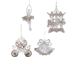 Enfeites Transparentes Para Árvore De Natal - Decoração Para Festas - Fáceis De Pendurar