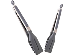 Pinça Para Grelhar Galpada, Conjunto De 2 Peças, Ideal Para Churrasco, Buffet E Cozinha Cabeça De Silicone Conjunto
