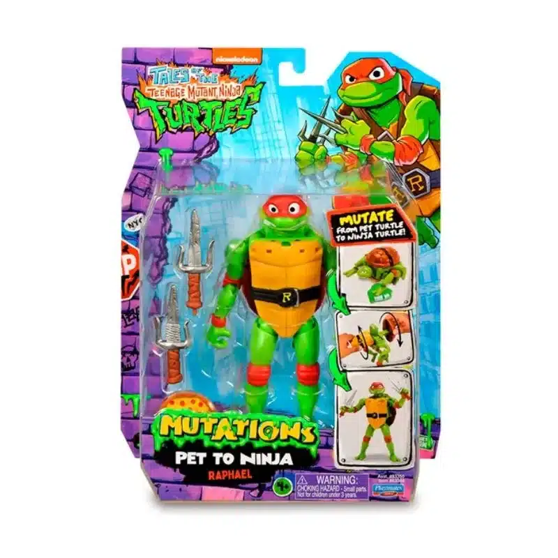 Figura Acción Tmtn Raphael Deluxe Con Sais Sonido Famosa Tu838000 Famosamás De 4 Años