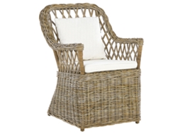 Poltrona de Jardim BELIANI Maros de Rattan Natural 60x70x90
