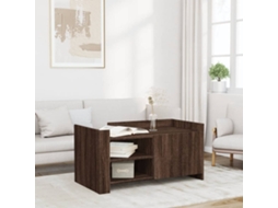 Vidaxl Mesa De Centro 100x50x50 Cm Deriv. Madeira Carvalho Castanho