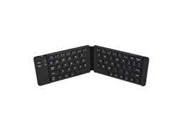 Teclado Dobrável com Touchpad Triplo, Micro, Sem Fio, Bluetooth, Compatível com Ios, Android, Windows, Ipad e Tab TAISHENGDA