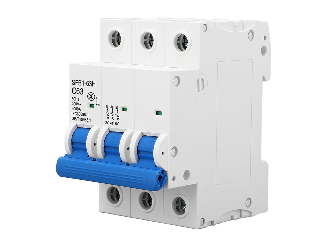 Laxiscreed Disjuntor Mínimo 3p 400v Ac Proteção 6ka Para Segurança Doméstica