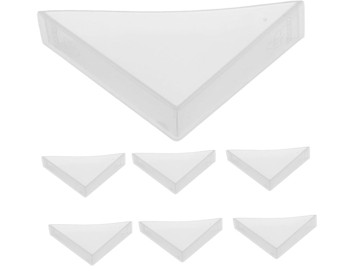 Conjunto De 100-protetores Canto Triangulares Plástico Para Móveis, Mesas, Molduras E Quadros A Óleo