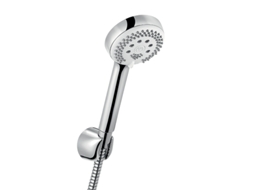 Conjunto De Duche De Banho Kludi Logotipo 3s, Com 3 Tipos De Spray, Cromo, 6803005 00