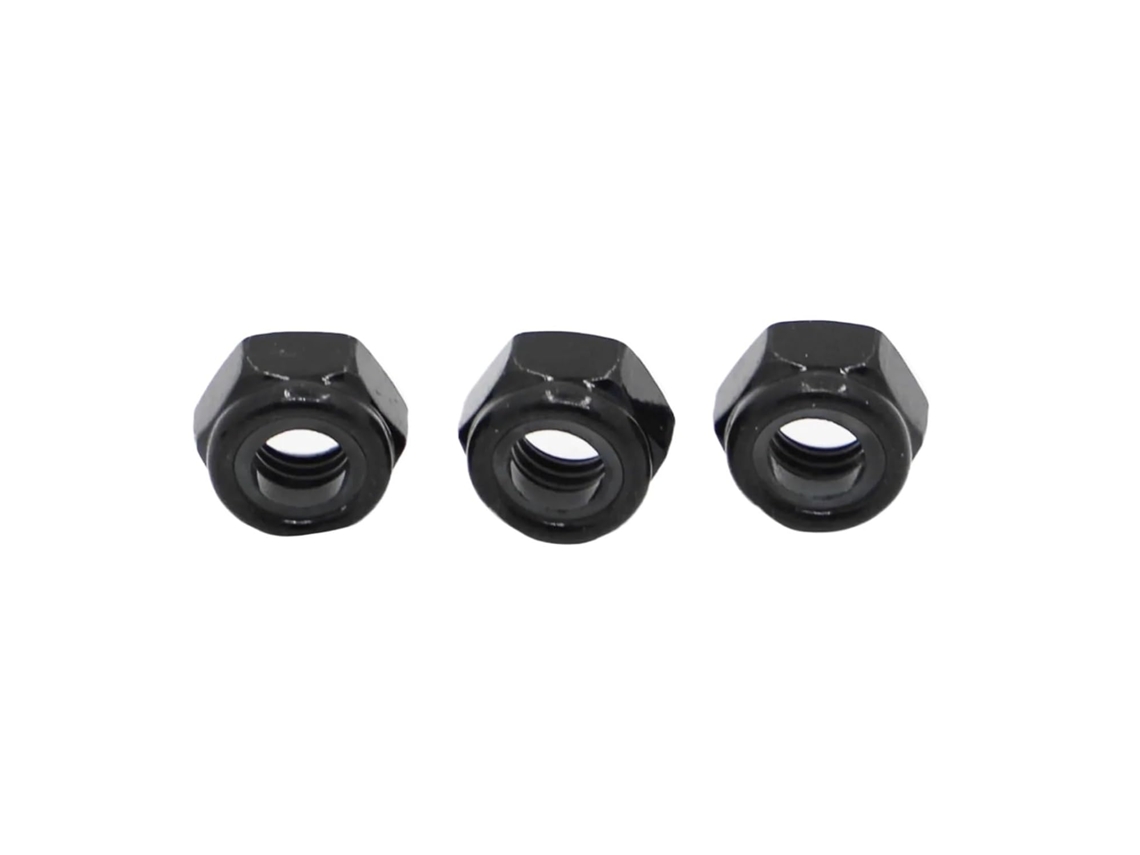Porca De Travamento, Porcas Autotravantes, Inserto De Nylon Em Aço Carbono Preto, Porcas Sextavadas Autotravantes, Porca