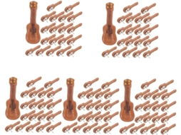 Tachinhas Decorativas Em Formato De Guitarra Da Série 5 Parede,