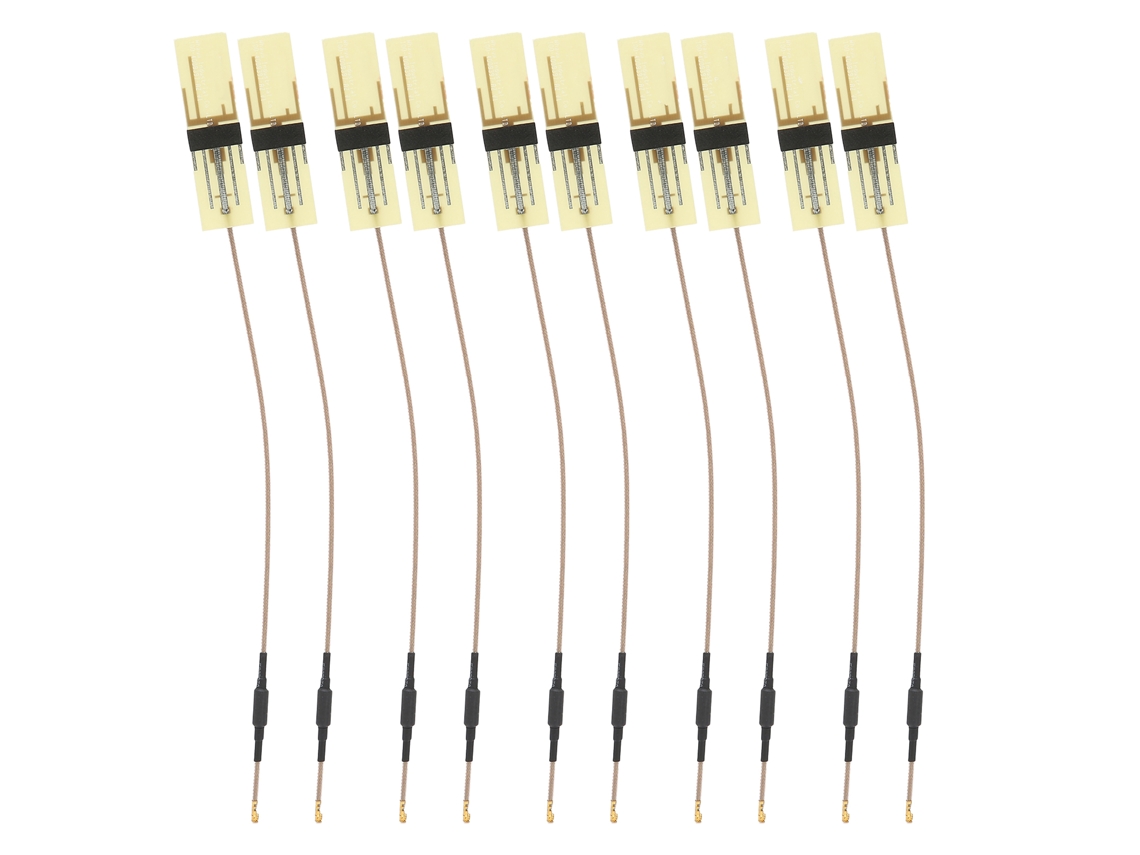Conjunto De 10 Antenas Ipx, Mini Pci, E Para Transmissão De Sinal Wifi Bluetooth(17 Cm)