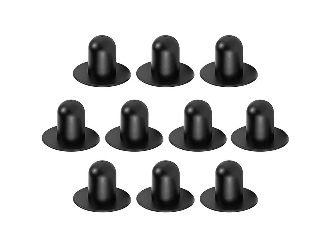 Linjou 10 tampas de piscina estendidas compatíveis com piscinas Lay Z Spa (preto) S/MARCA