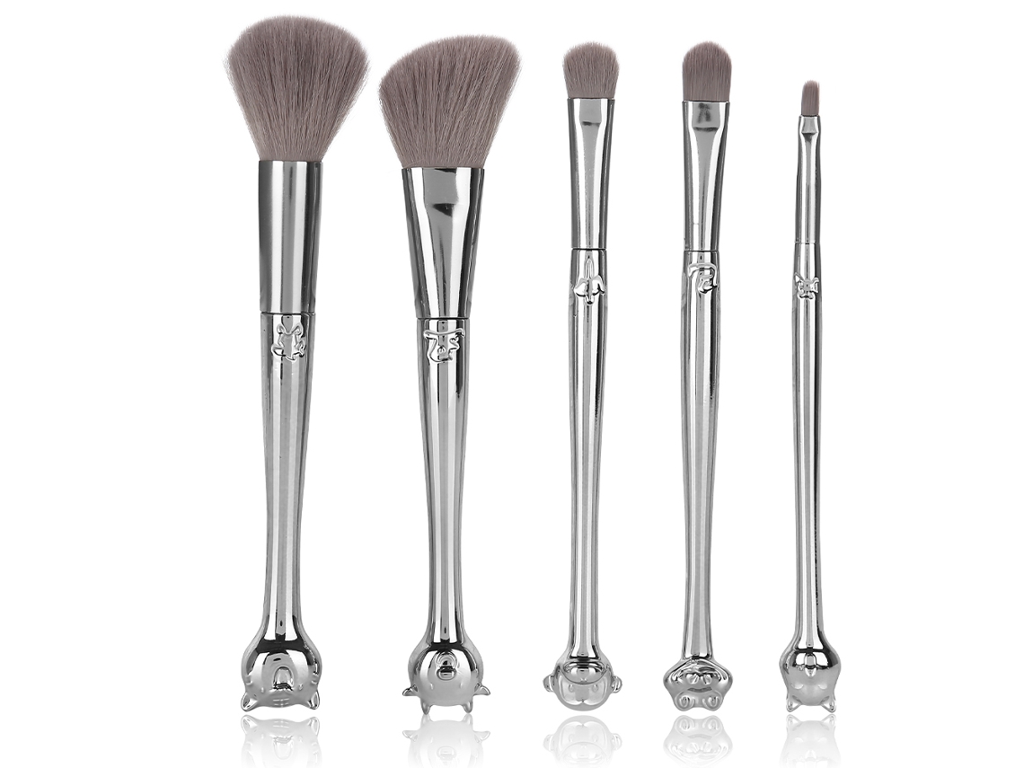 Vante - Juego de 5 brochas de maquillaje con el zodíaco chino, para base, polvos, sombras de ojos y cosméticos