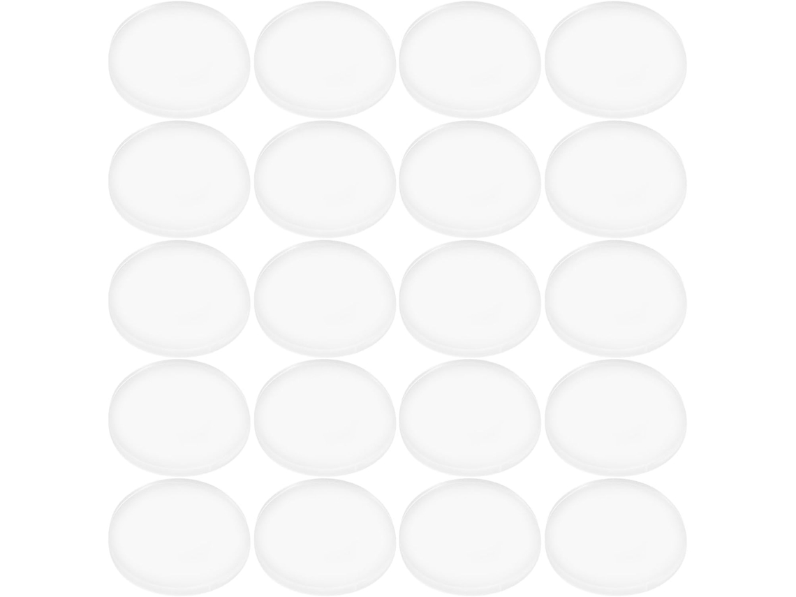 Conjunto De 30 Tapetes Antiderrapantes Pvc Para Móveis E Amplificadores Fácil Instalação, Oferece Proteção Para Os Pés