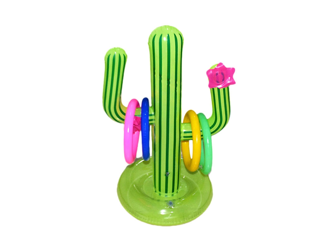 Jogo de Argolas Inflável, Tema Cactus