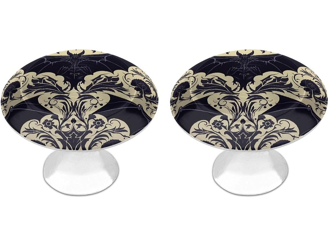 Conjunto De 2 Puxadores Aço Inoxidável Para Armários Cozinha, Com Design Personalizado Em Formato De Morcego Ideais Para