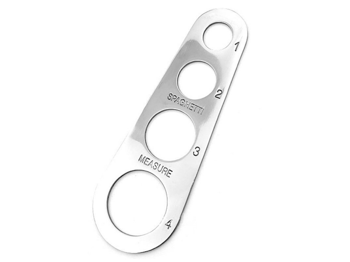 Medida De Macarrão Gourmet, Controle Preciso Do Controle De Aço Inoxidável De Aço Inoxidável Para Cozinha, Sem Peças Móveis, Design Compacto, Lava Lo