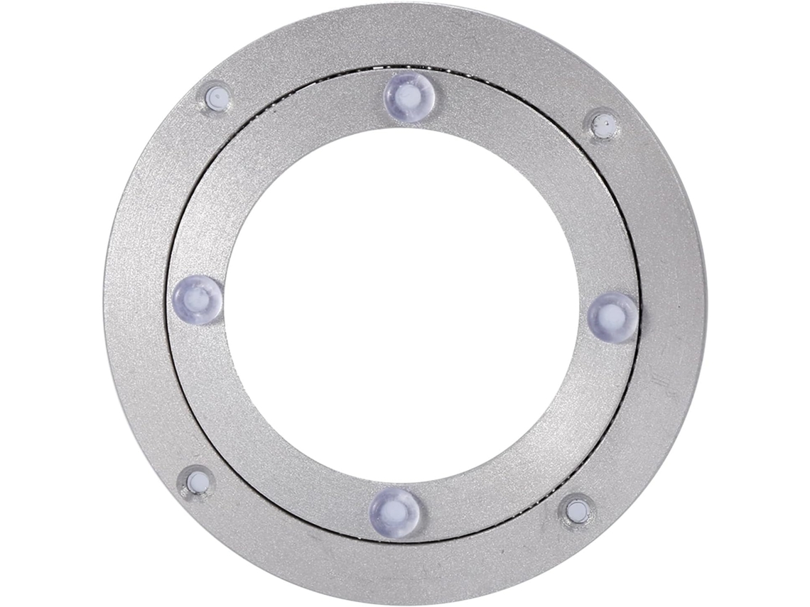 Base Giratória Em Liga De Alumínio, Fácil De Montar, Ideal Para Decoração De Bolos, Suporte Para Monitor De Tv, Reparos