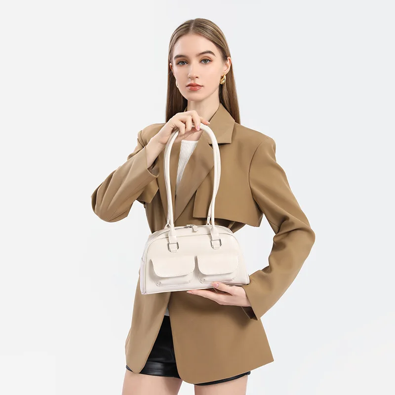 (wz088-bege) Nova Bolsa Feminina, Bolsa De Boliche De Luxo De Grife, Bolsa De Ombro Feminina Moderna
