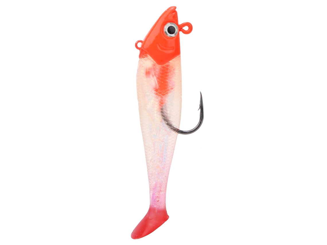 Jig Head Soft Bait (3d Eye Bionic Fish Lure, Detachable And Replaceable Body) Fishing Lure