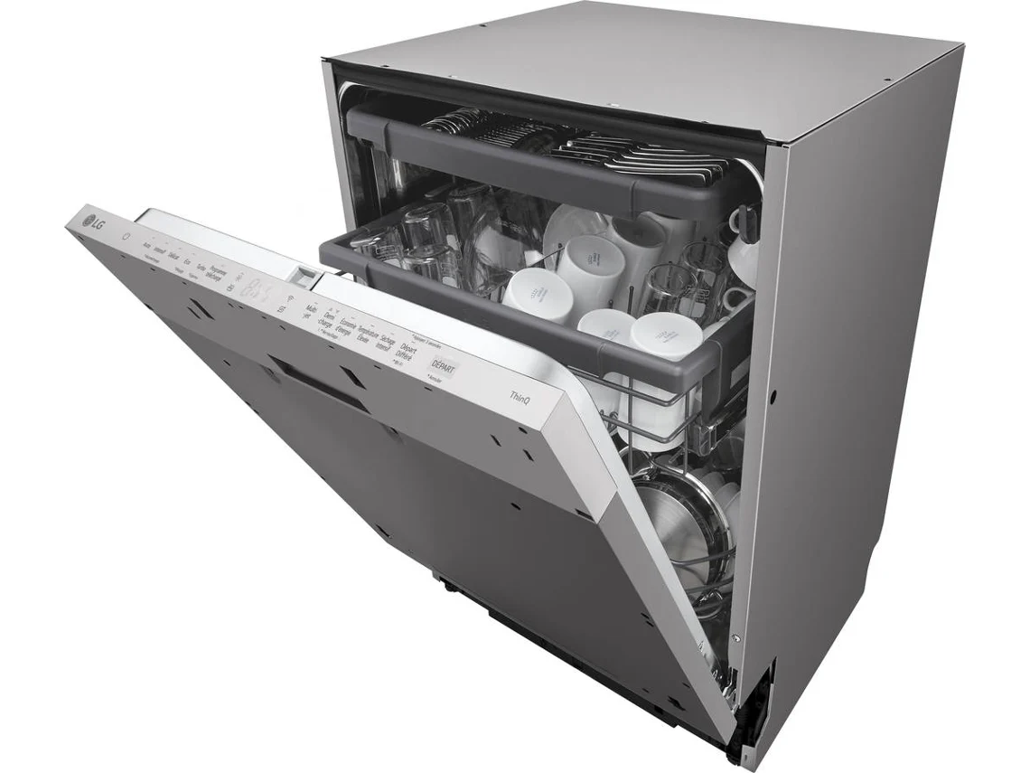 Máquina de Lavar Loiça Encastre LG DB243TX (14 Conjuntos - 59,8 cm - Painel Inox)