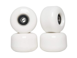 Conjunto De Rodas E Rolamentos De Skate 54mm Dicas De Skate (conjunto De 4), Branco