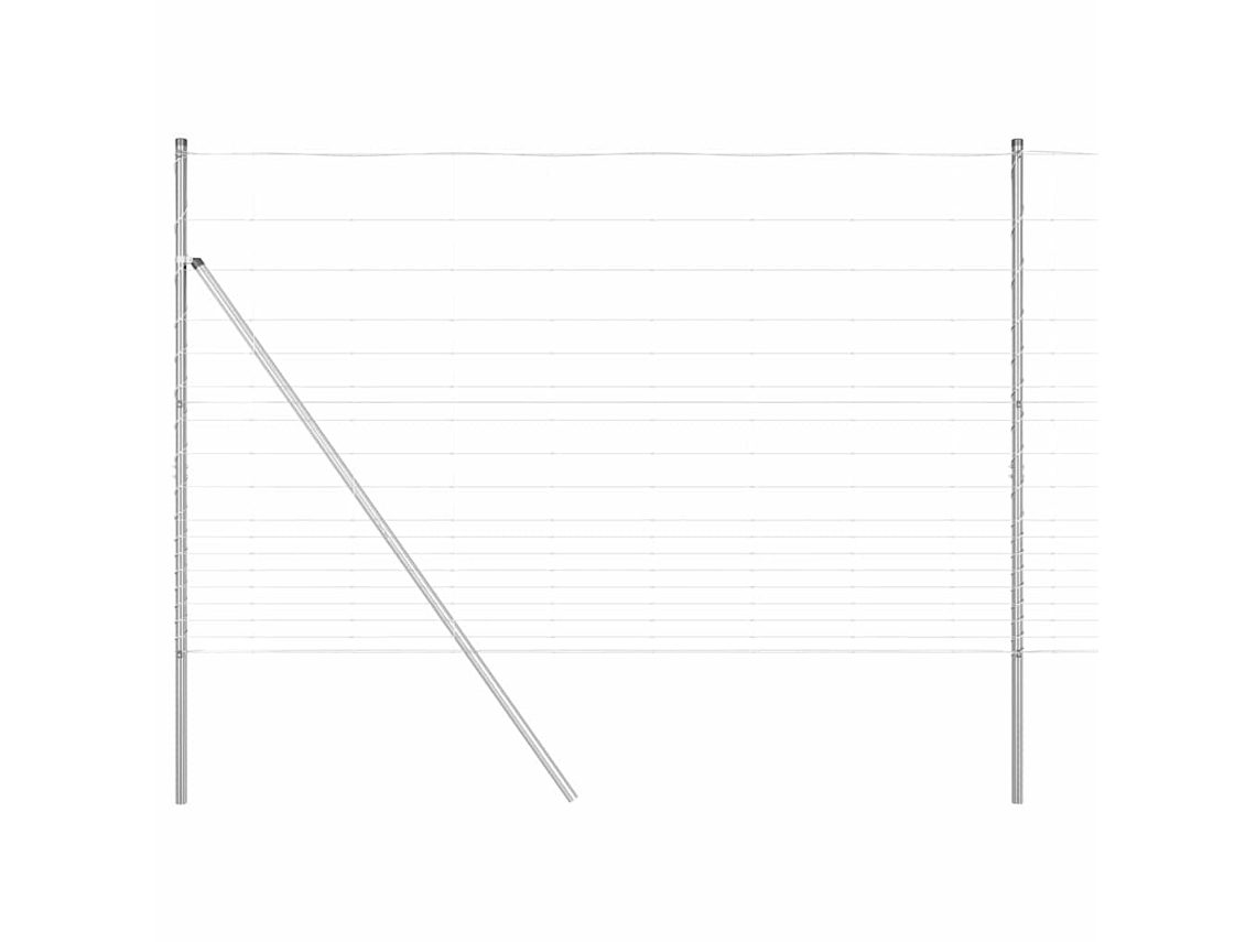 Poste De Cerca Galvanizado 25 X 1,5 M Aço