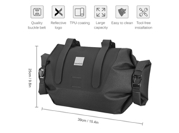 Bolsa Mali para Bicicleta à prova d'água com suporte para celular
