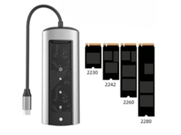 Hub Usb C Thunderbolt 3 Ranhura Ssd M.2 Hdmi para Surface Laptop Go 2