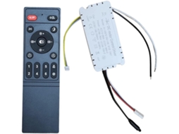 Conjunto De Controle Remoto Para Ventilador Teto E Luz, Receptor Com