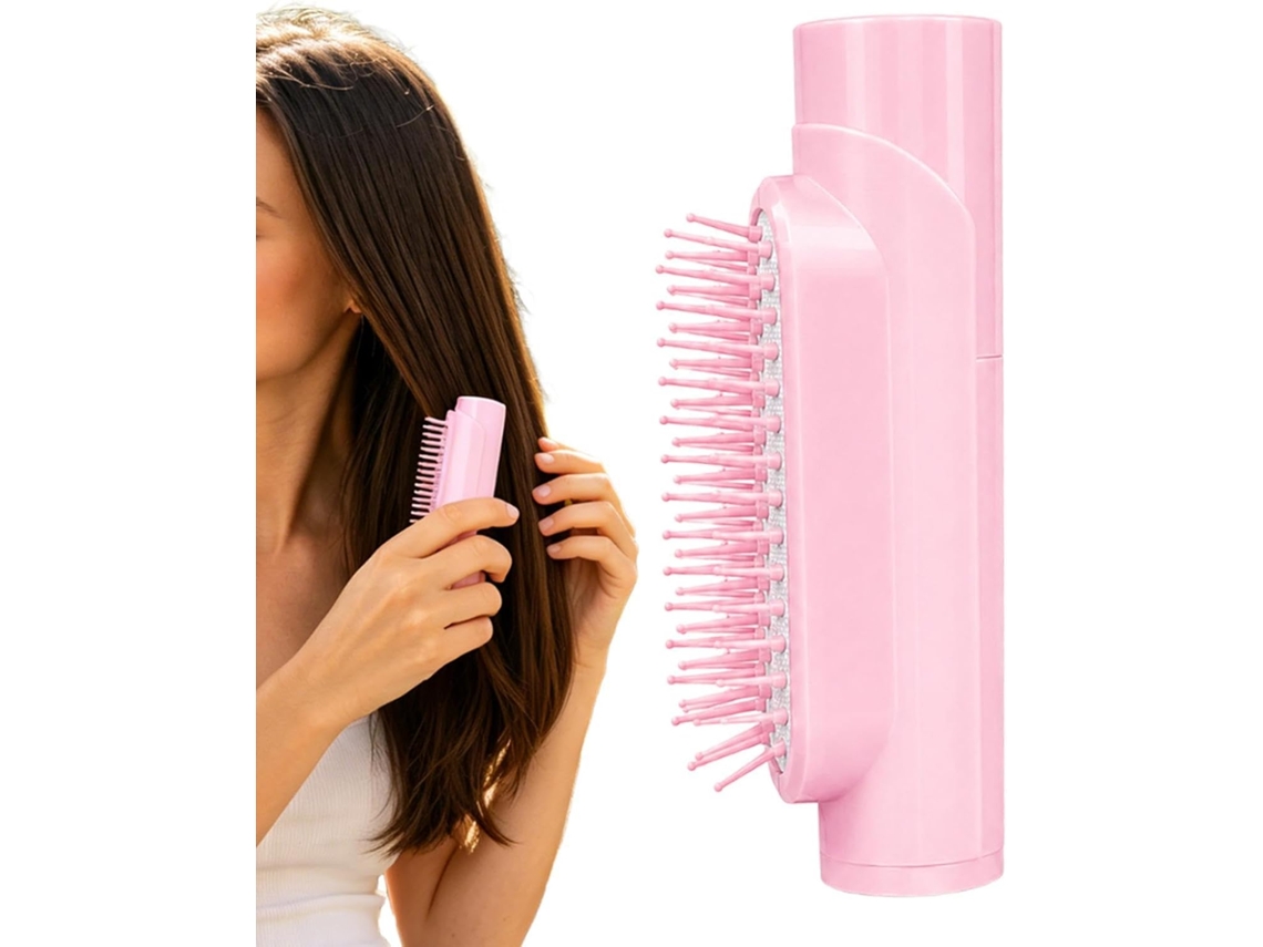 Escova De Cabelo Com Spray Pente 2em 1